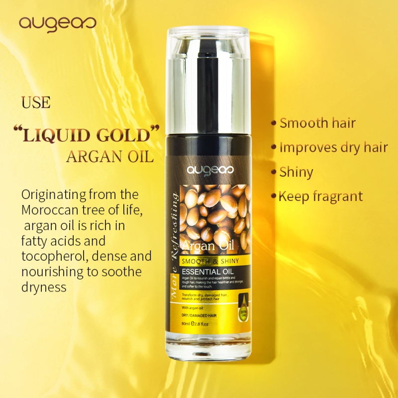 80ml smooth moisturize nourish augeas hair essential oil