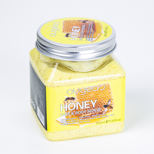 350ml abrasive whitening augeas face honey body scrub