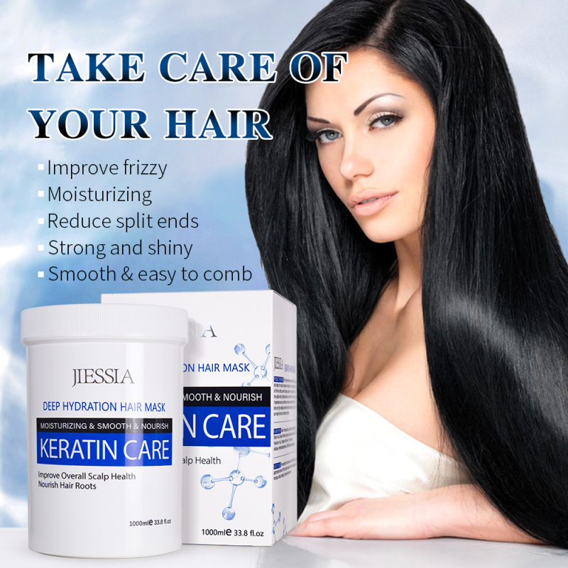 1000ml private label wholesale jiessia keratin hair mask