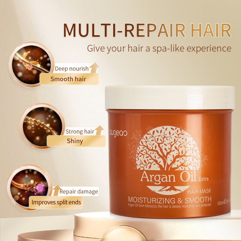 500ml private label wholesale augeas argan oil hair mask