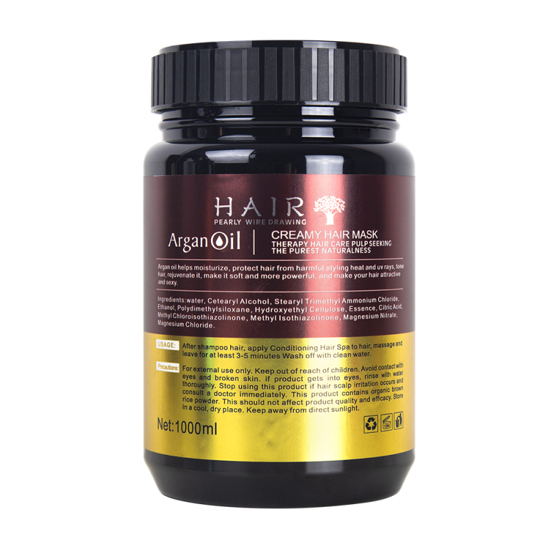 1000ml private label wholesale OEM argan oil hair mask