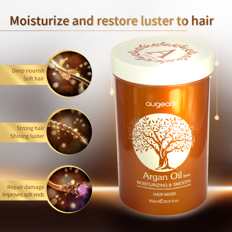 850ml private label wholesale augeas argan oil hair mask