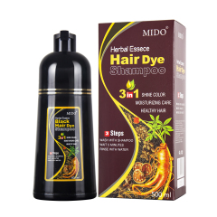 Mido herbal 500ml hair dye shampoo