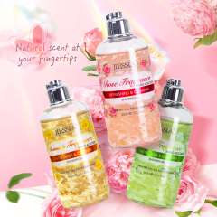 wholesale 300ml rose fragrance whitening shower gel