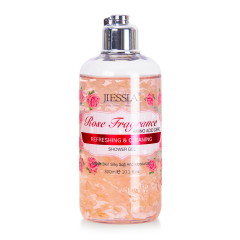 wholesale 300ml rose fragrance whitening shower gel