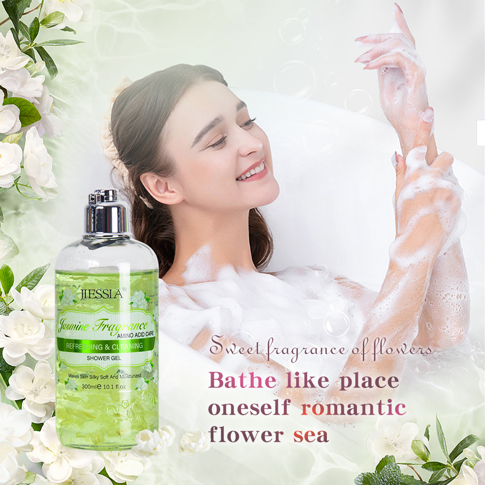 wholesale 300ml rose fragrance whitening shower gel