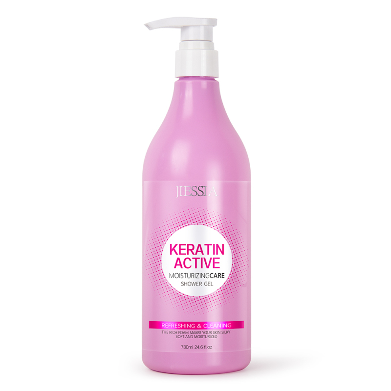 wholesale 730ml keratin whitening shower gel
