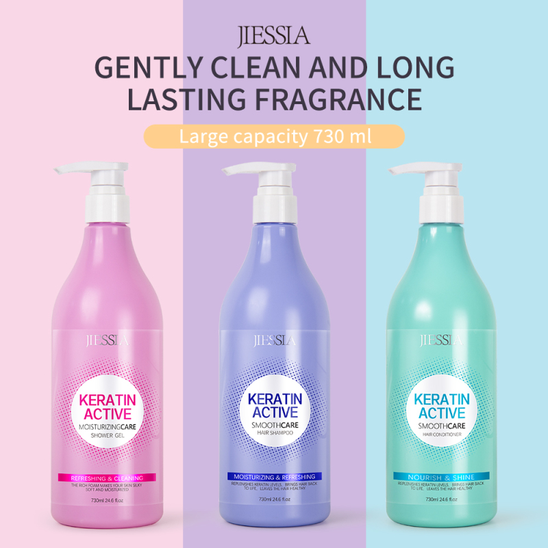 wholesale 730ml keratin whitening shower gel
