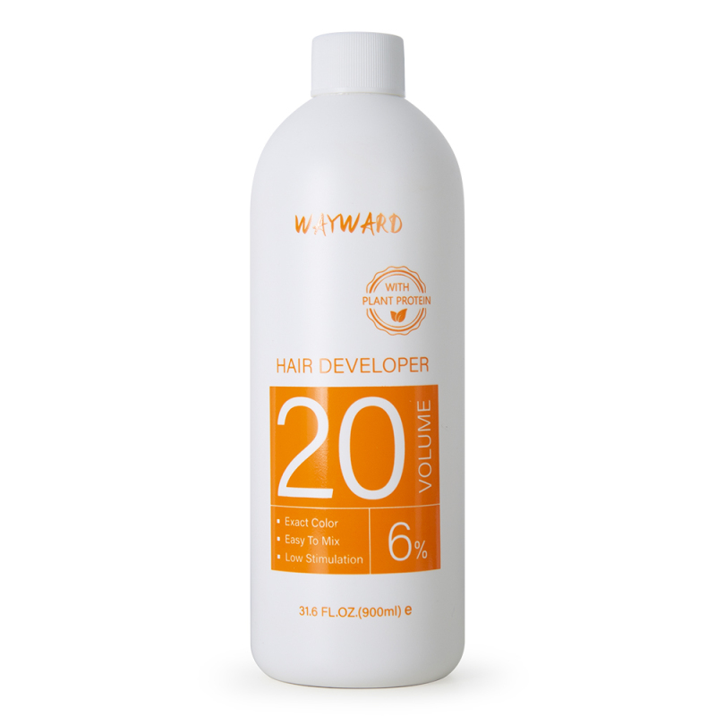 900ml Wayward hair salon use hair dye peroxide cream hair developer