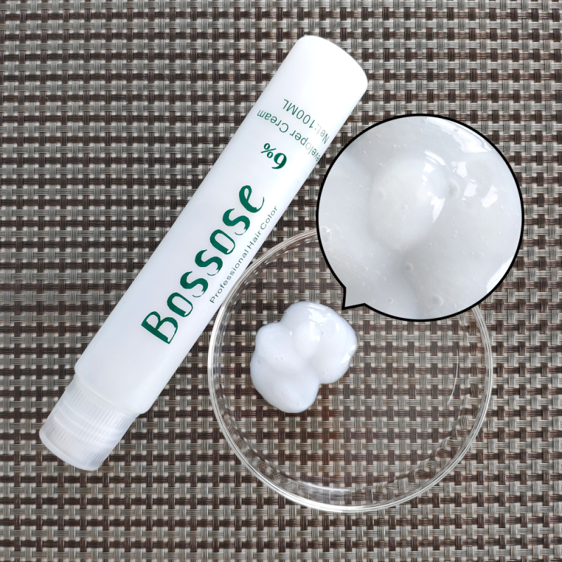 100ml bossose hair salon use hair dye peroxide cream hair developer