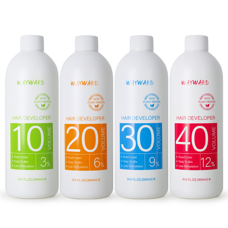 900ml Wayward hair salon use hair dye peroxide cream hair developer