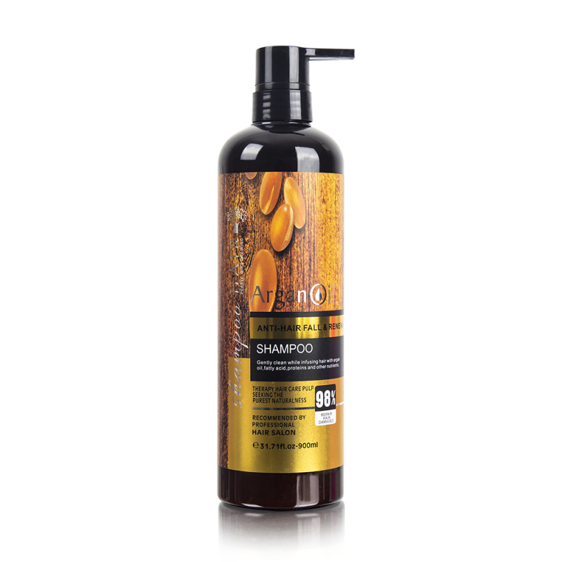 wholesale no logo 900ml argan oil shampoo
