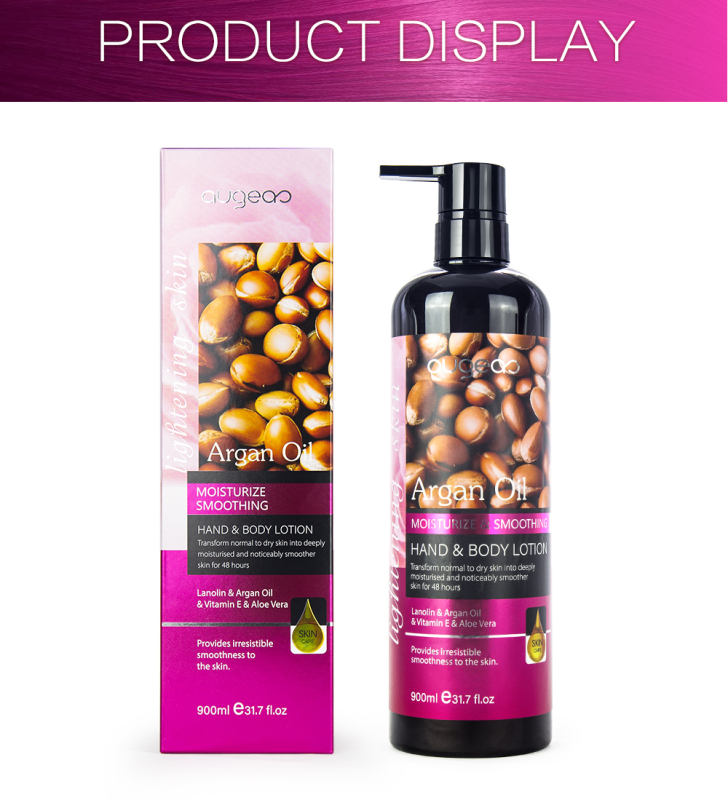 900ml argan oil whitening moisturize body lotion