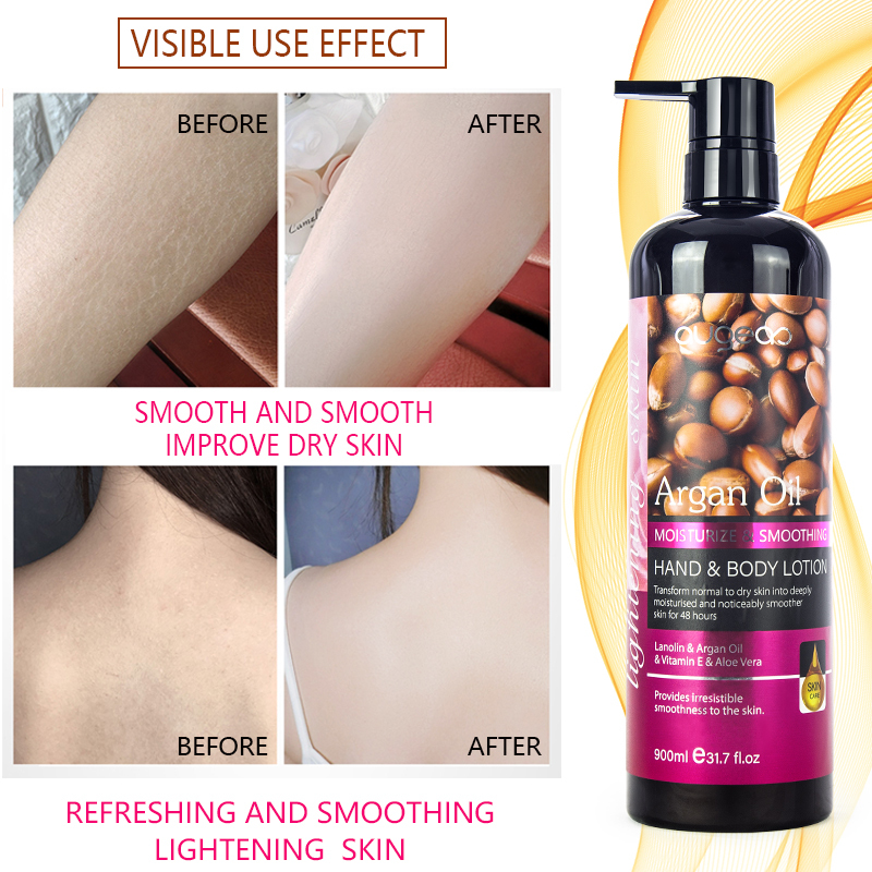 900ml argan oil whitening moisturize body lotion