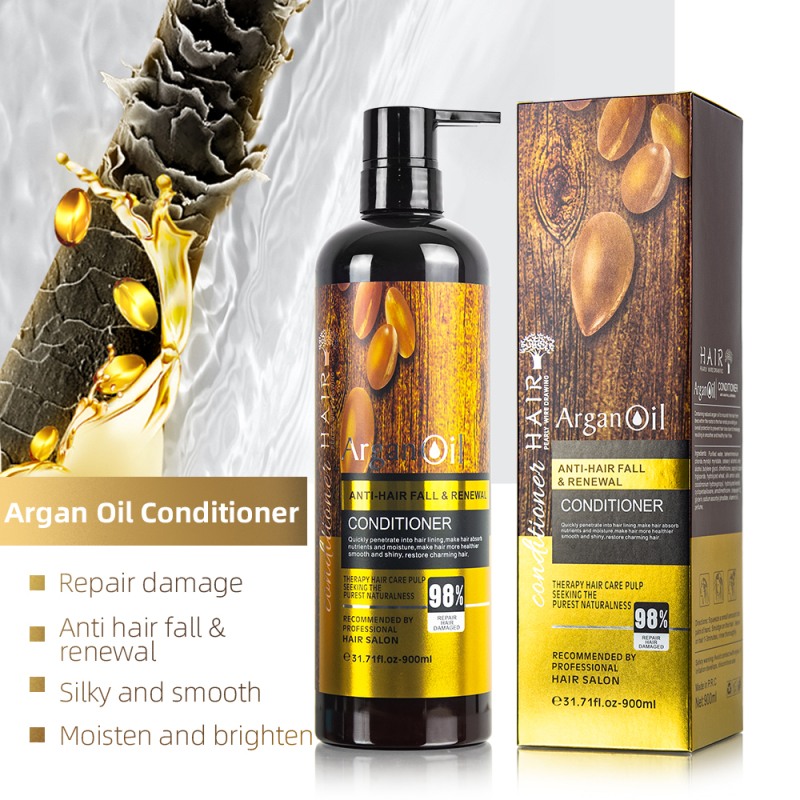900ml private label no logo argan oil hair conditioner