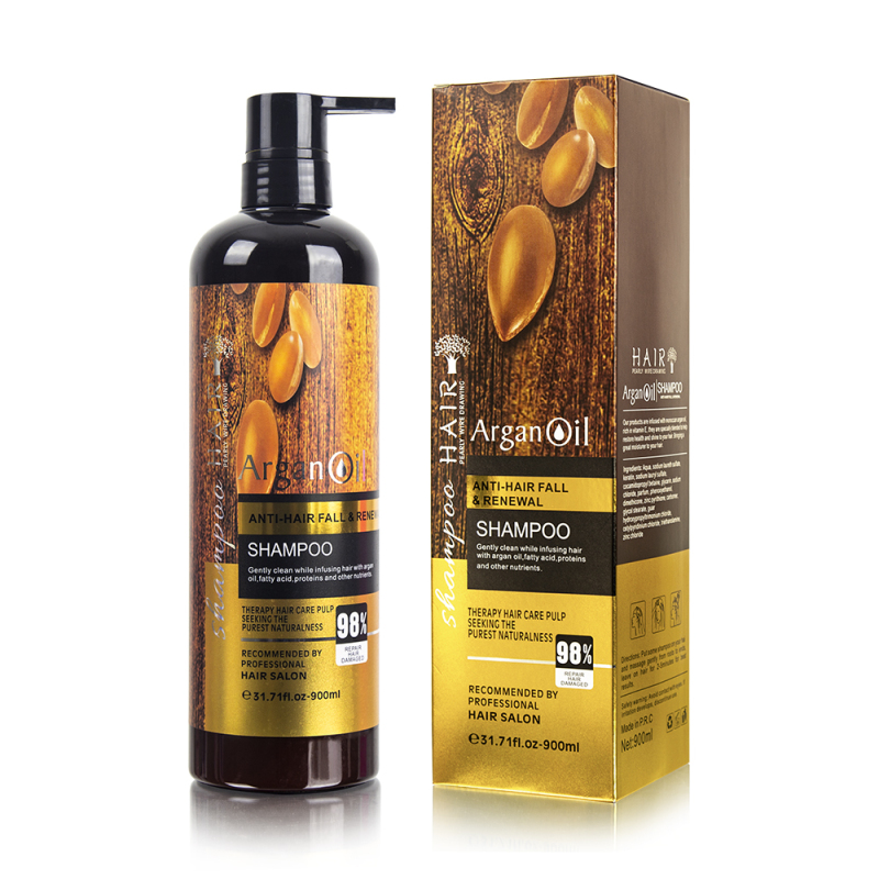 wholesale no logo 900ml argan oil shampoo