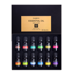 10mlX12 aroma diffuser pure essential oil set