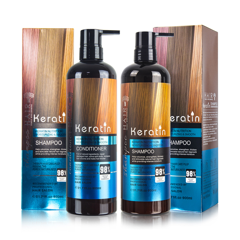 private label wholesale OEM keratin shampoo and conditioner
