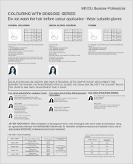 bossose 55 color hair color chart