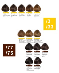 bossose 55 color hair color chart