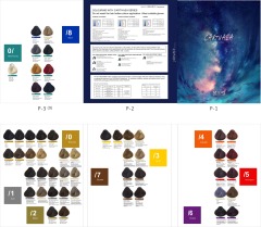 Carthaea 52 color hair color chart