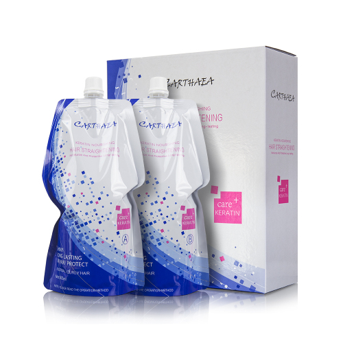 800mlx2 Carthaea permanent hair straightening cream