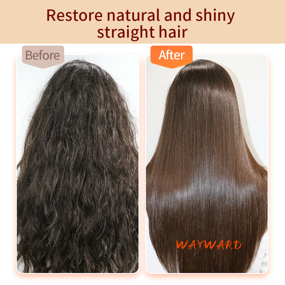 Permanent hair shop straightening keratin treatment