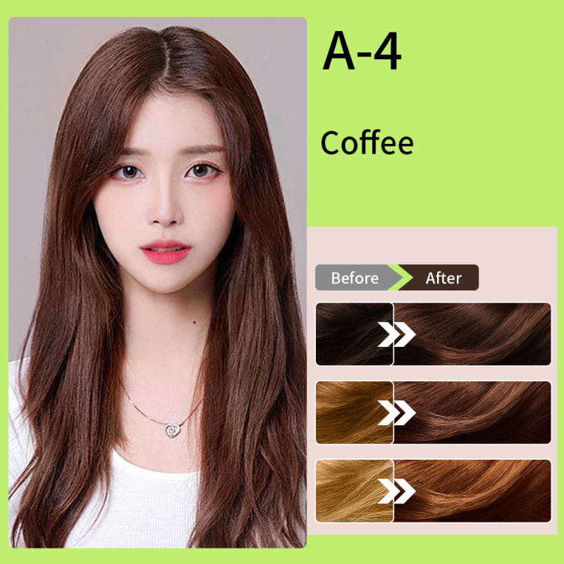 2023 augeas new arrival 200ml herbal hair dye shampoo