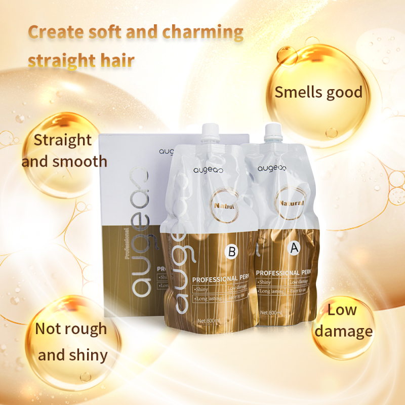 800mlx2 permanent hair straightening cream