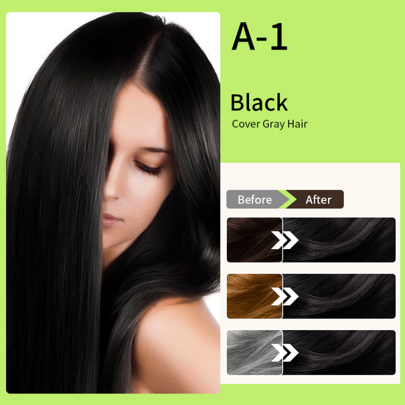 2023 augeas new arrival 200ml herbal hair dye shampoo