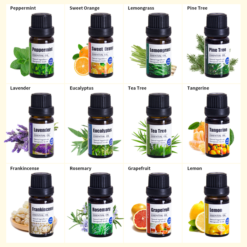 10mlX12 aroma diffuser pure essential oil