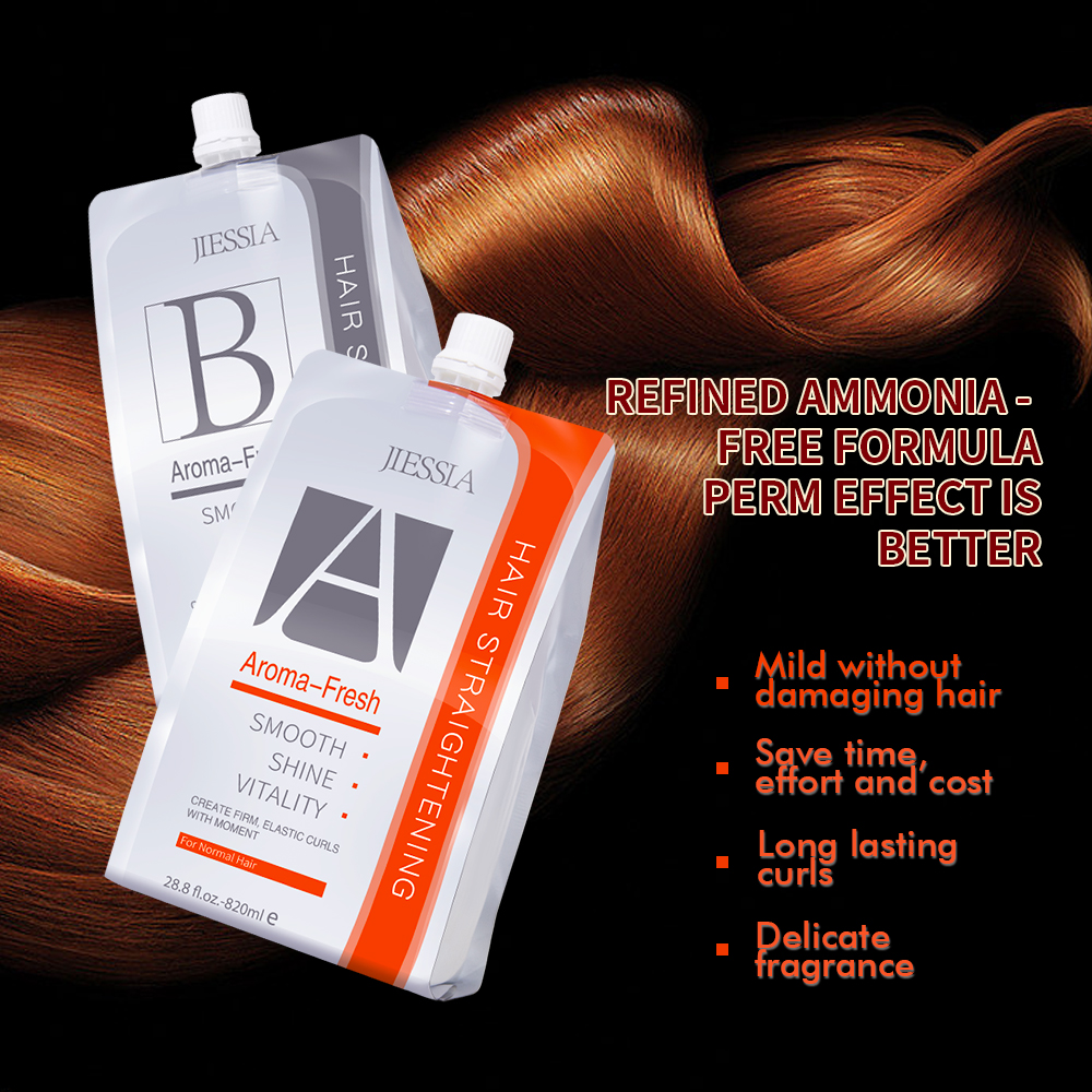 820mlx2 Jiessia hair salon professional ceramic perm lotion for hair curling