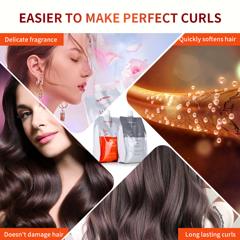 820mlx2 Wayward hair salon professional ceramic perm lotion for hair curling