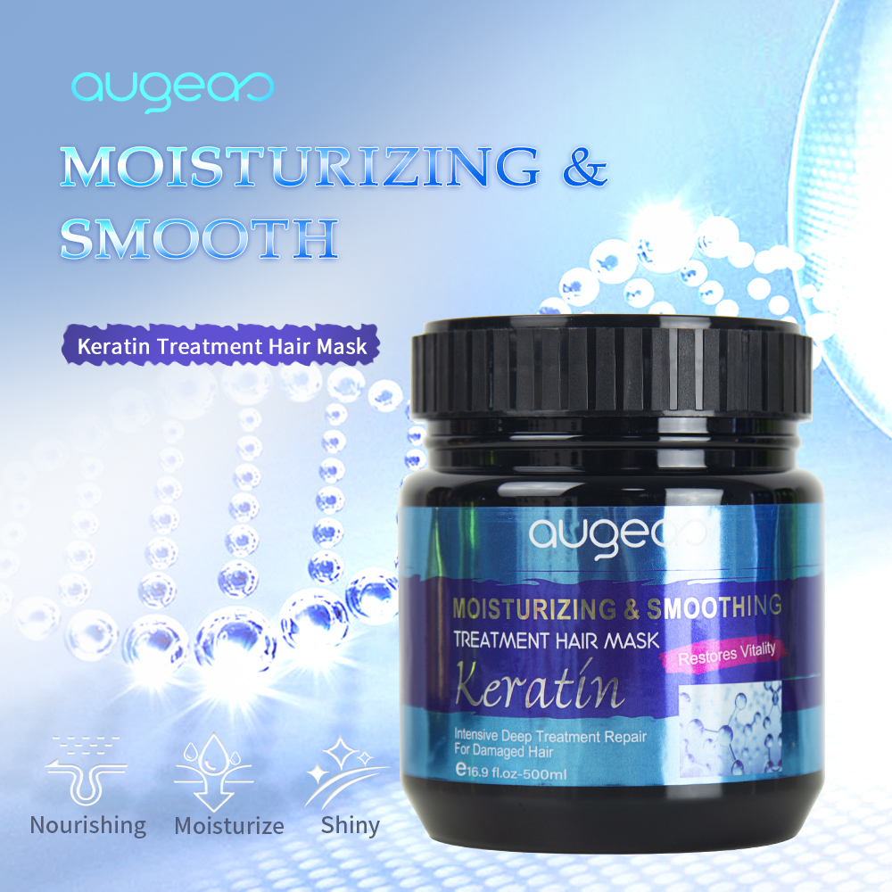 500ml private label wholesale augeas OEM keratin hair mask