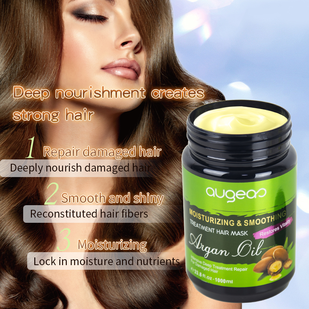 1000ml private label wholesale augeas OEM argan oil hair mask