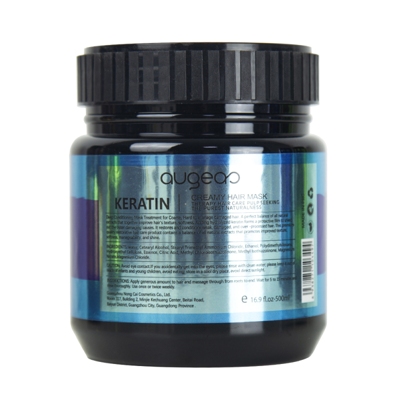 500ml private label wholesale augeas OEM keratin hair mask