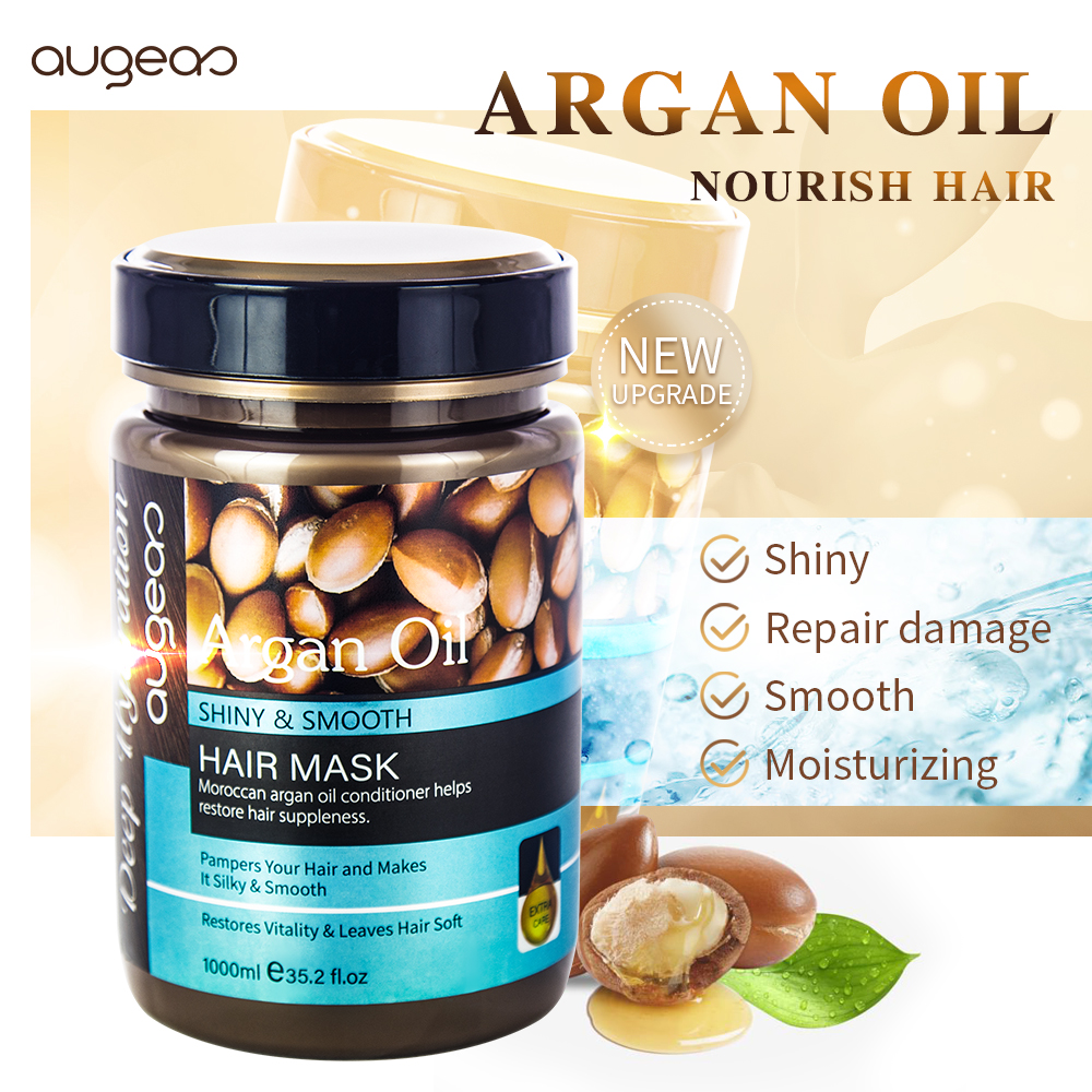 1000ml private label wholesale augeas OEM argan oil hair mask