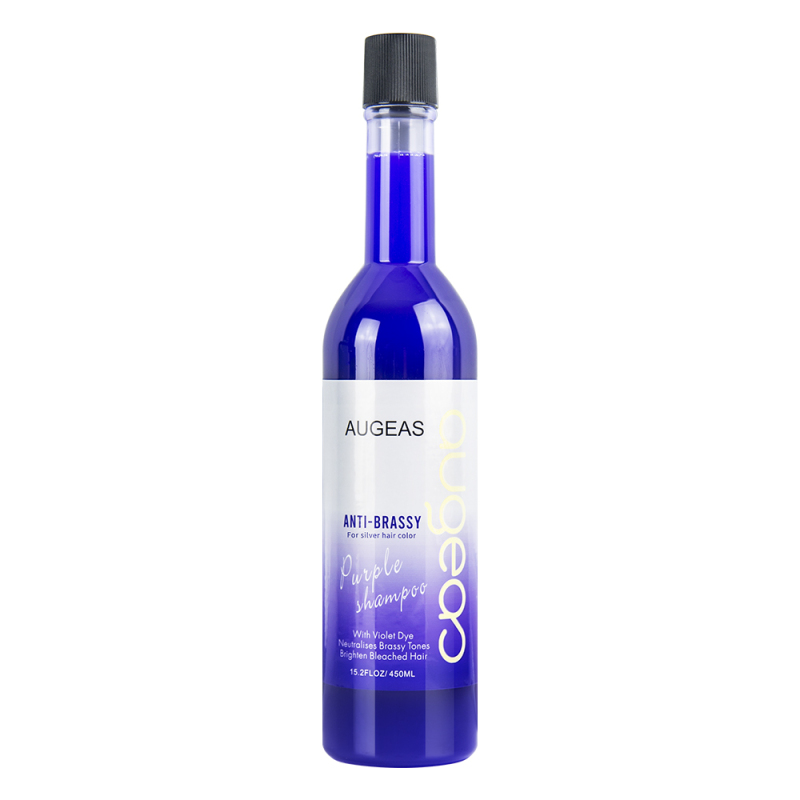 220ml no yellow anti-brassy silver purple shampoo