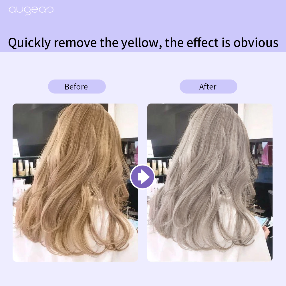 220ml no yellow anti-brassy silver purple shampoo