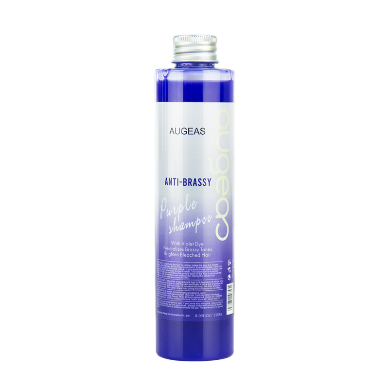 220ml no yellow anti-brassy silver purple shampoo