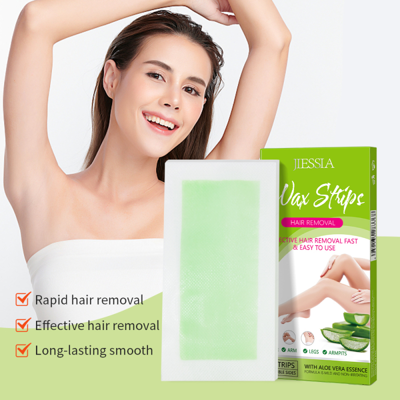 wholesale OEM private label Meidu factory 40 strips instant painless depilatory paper body leg face hair removal wax strip
