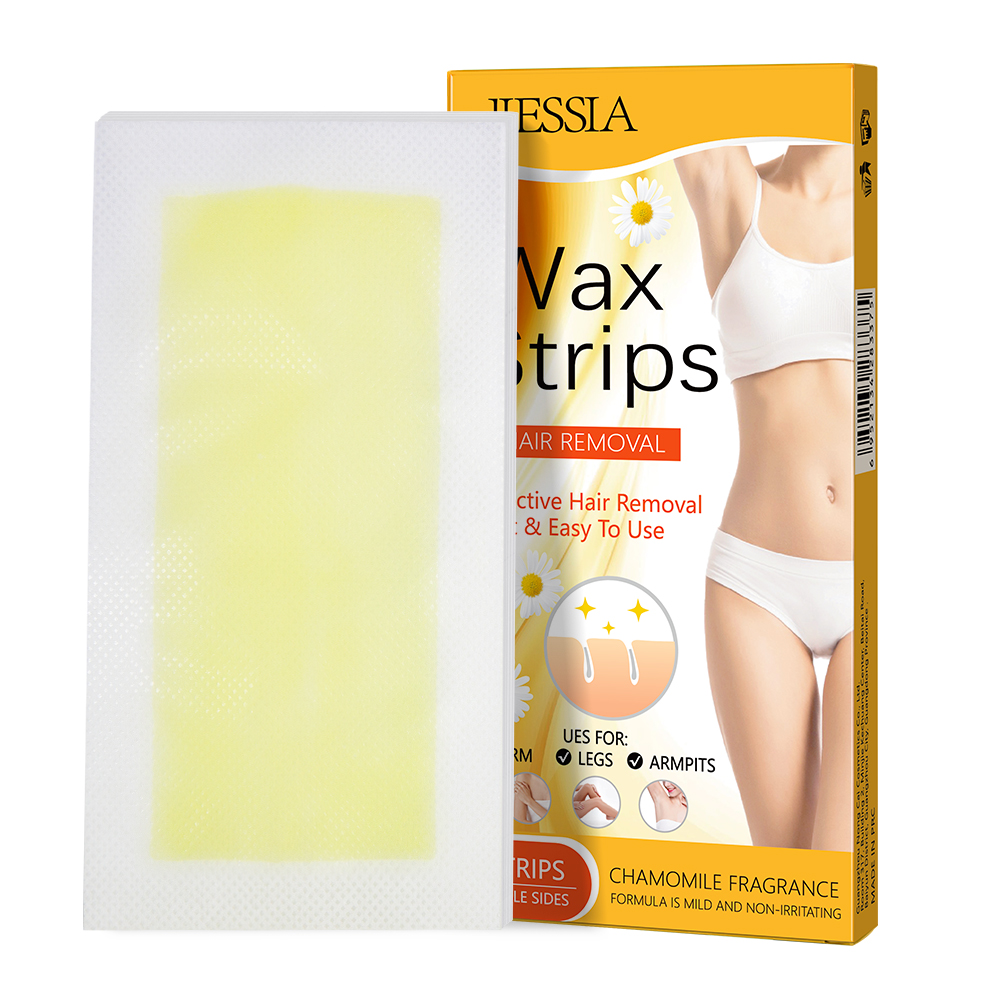 wholesale OEM private label Meidu factory 40 strips instant painless depilatory paper body leg face hair removal wax strip
