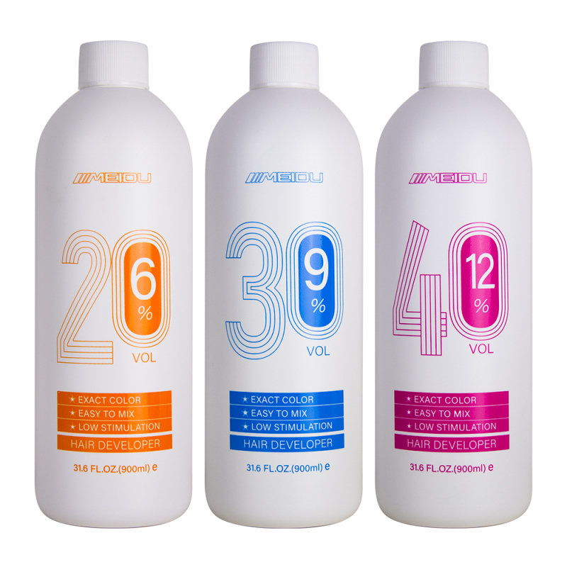 900ml MEIDU hair developer permanent anti allergic no ammonia peroxide color hair oxidant cream