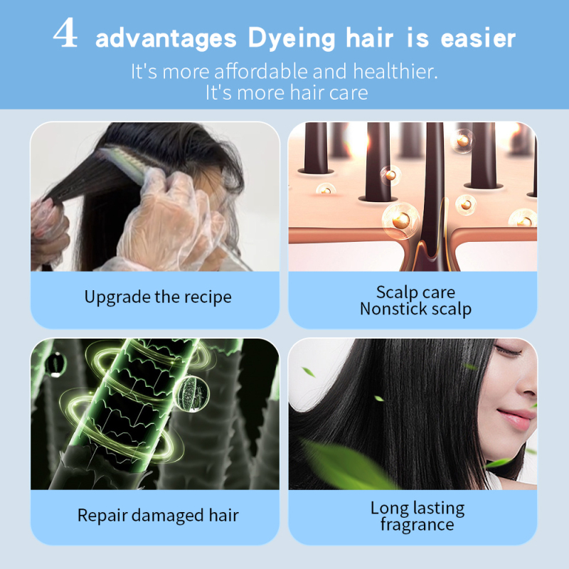450ml*2 JK color hair dye cream hair oxidant salon use wholesale natural magic professional black hair color