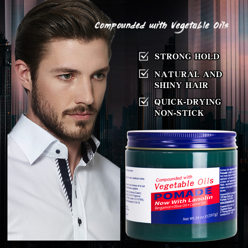 397g Jiessia Vegetable Hair Oils Hair Care Anti-frizz Pomade For man