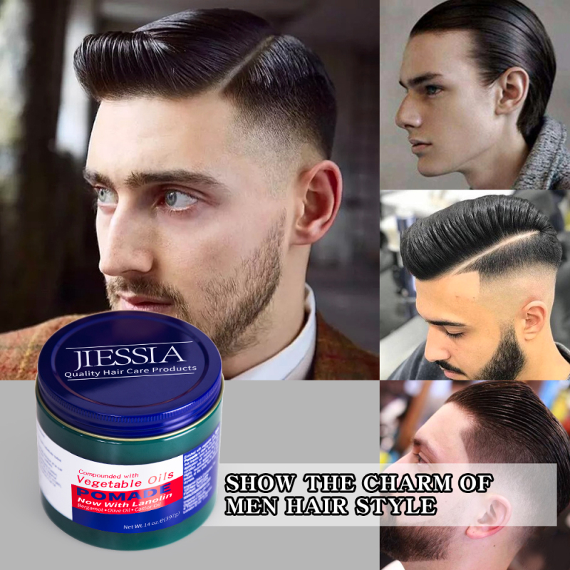 397g Jiessia Vegetable Hair Oils Hair Care Anti-frizz Pomade For man