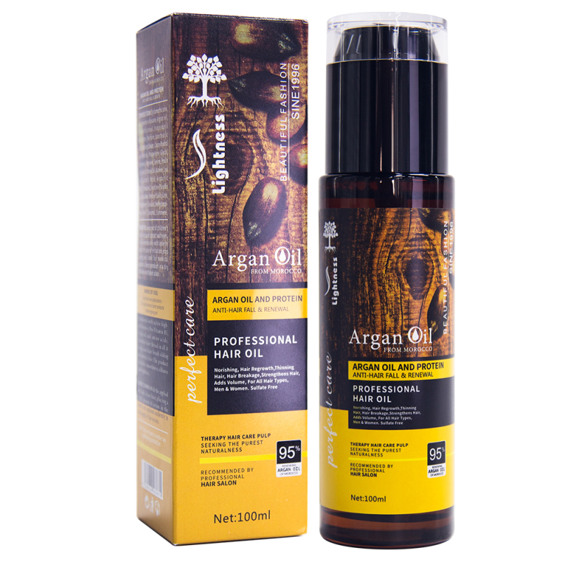 100ml Augeas Argan Oil Treatment Hair Oil Hair Serum Nourishing Hair Care Product Herbal Wild Growth Hair Essential Oil