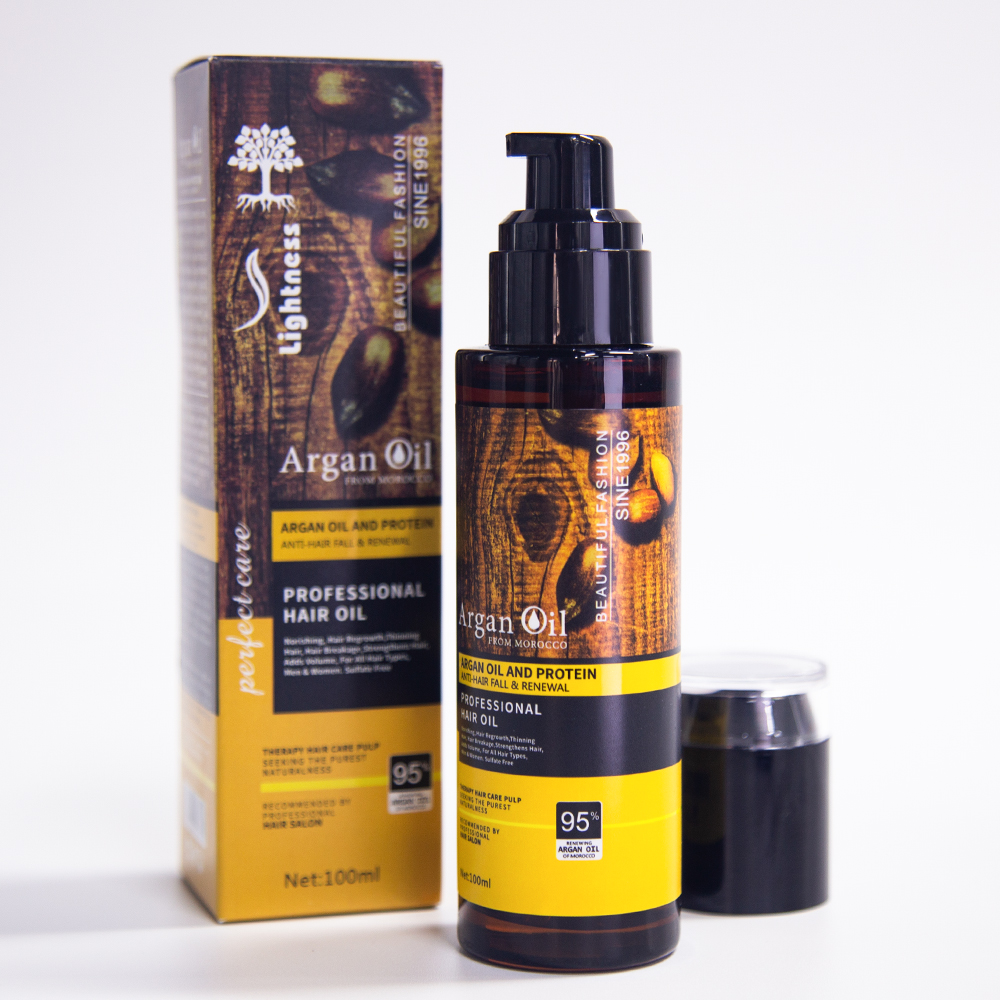 100ml Augeas Argan Oil Treatment Hair Oil Hair Serum Nourishing Hair Care Product Herbal Wild Growth Hair Essential Oil