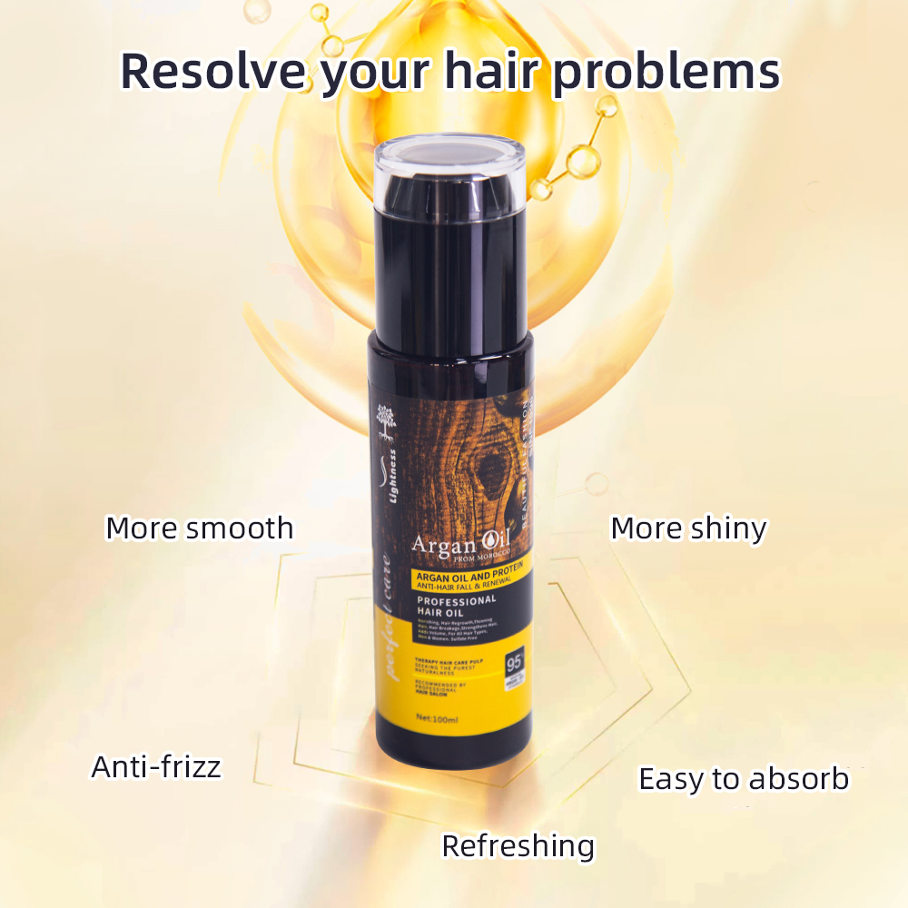 100ml Augeas Argan Oil Treatment Hair Oil Hair Serum Nourishing Hair Care Product Herbal Wild Growth Hair Essential Oil
