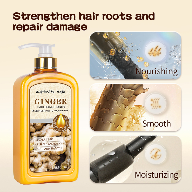 Wholesale price WAYWARD HAIR 800ml ginger hair conditioner